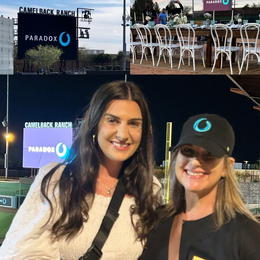 Paradox client dinner activation at Camelback Ranch spring training