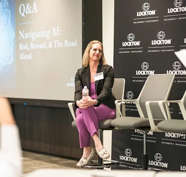 Laura on a Navigating AI panel at Lockton